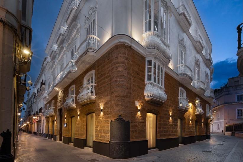 Aurea Casa Palacio Sagasta Cádiz Exteriör bild