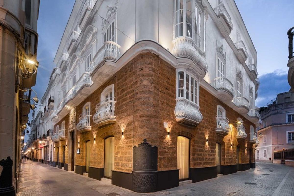 Aurea Casa Palacio Sagasta Cádiz Exteriör bild